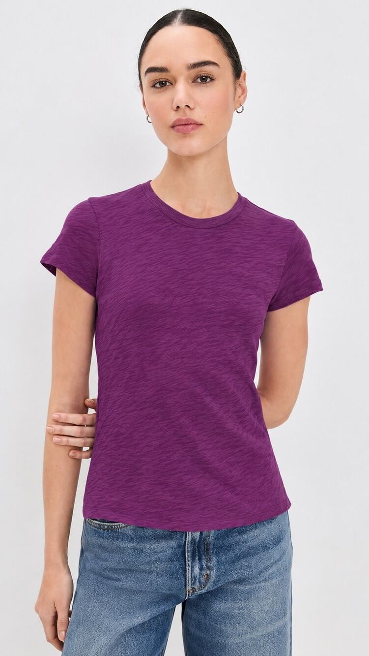 ATM Anthony Thomas Melillo School Boy Purple Tee Size XS